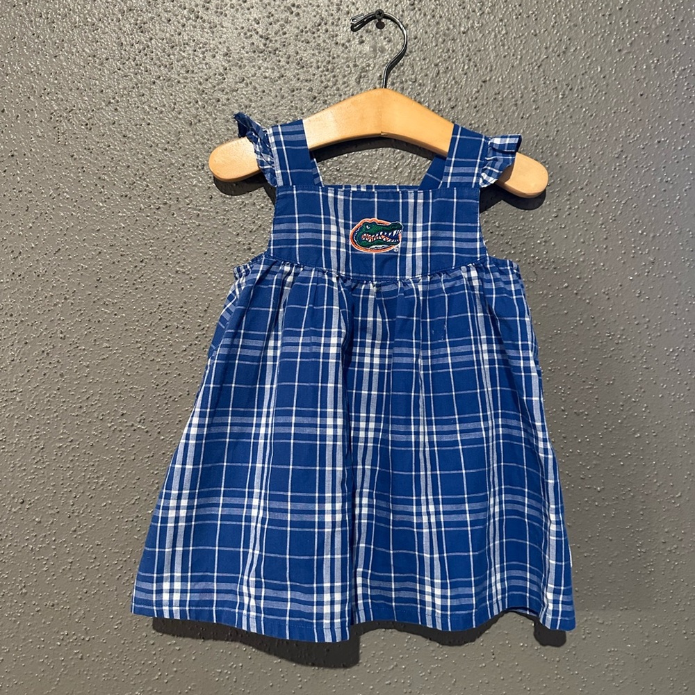 Sara Lynn Togs Florida Gators Blue Plaid Dress - Picture 2 of 10